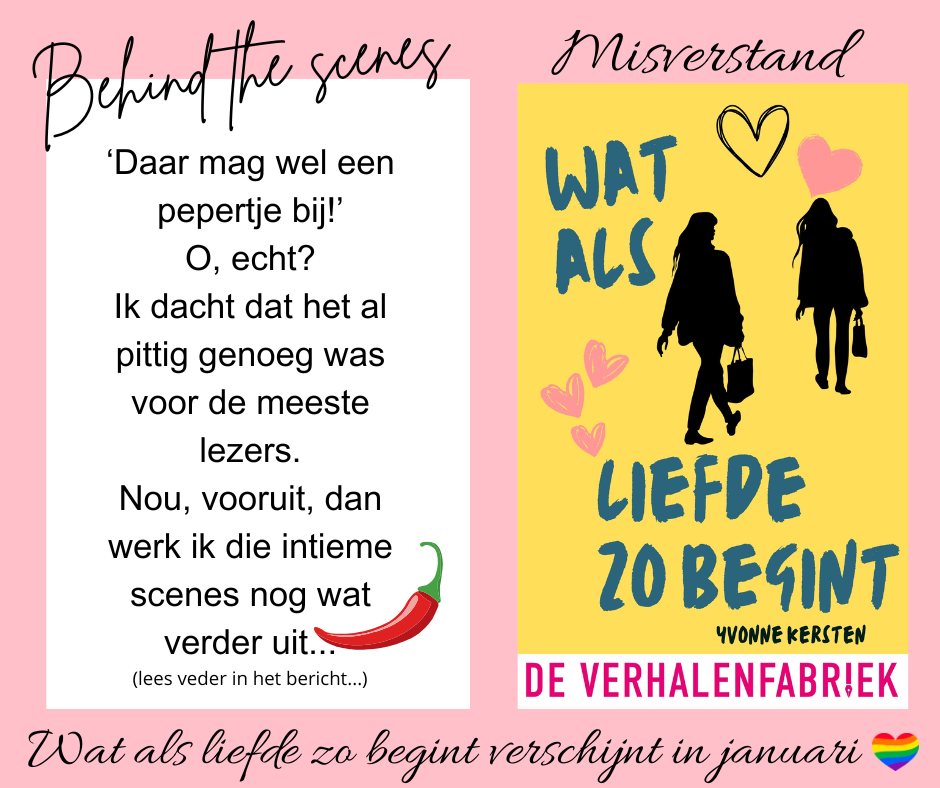 cover Wat als liefde zo begint. Behind the scenes